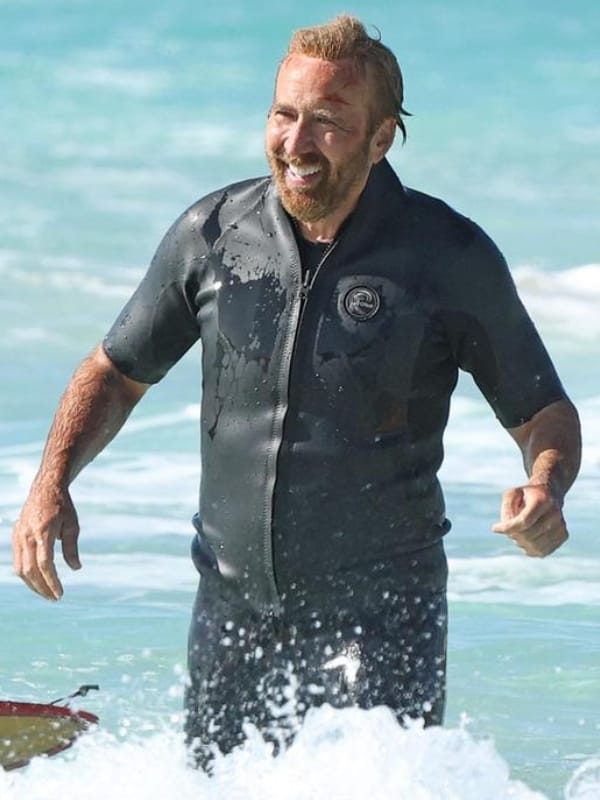 The Surfer Nicolas Cage Swim Jacket Super Star Jacket