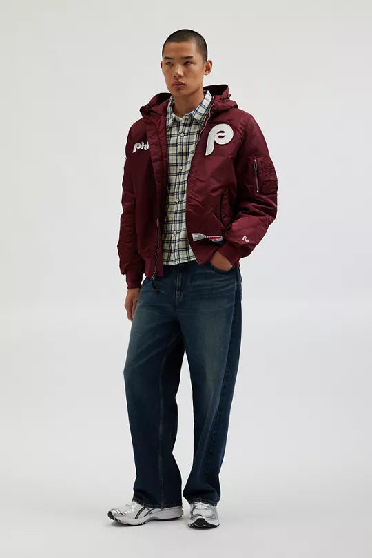 New Era X Alpha Industries MLB Philadelphia Phillies Varsity Jacket