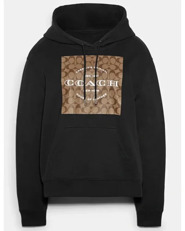 Coach Signature Pullover Hoodie Super Star Jacket