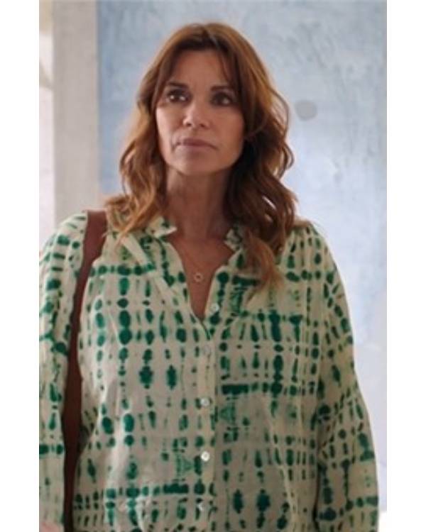 DEMAIN NOUS APPARTIENT Ingrid Vhauvin Tie Dye Shirt Superstar Jacket