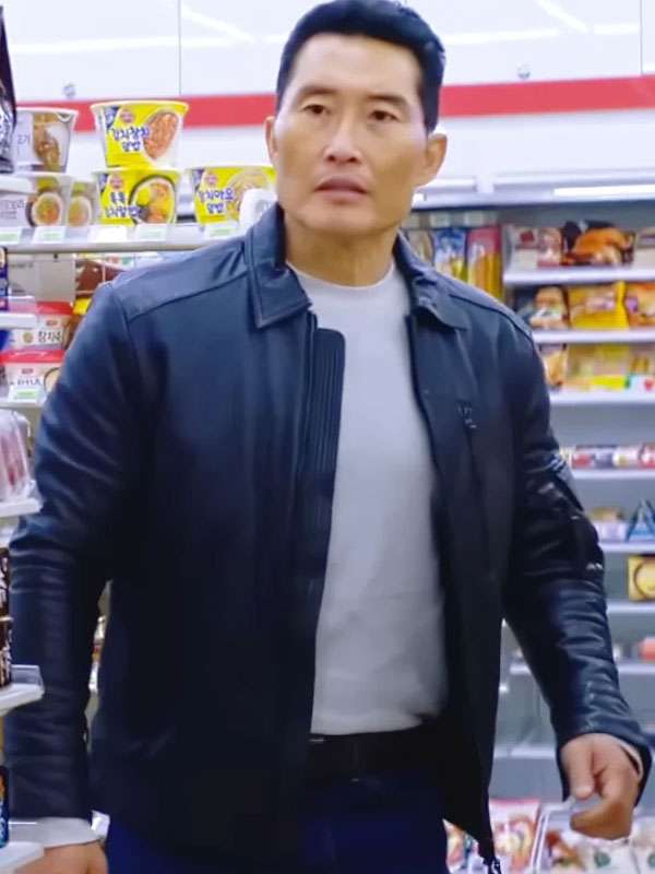Daniel Dae Kim Butterfly Black Leather Jacket Superstar Jacket