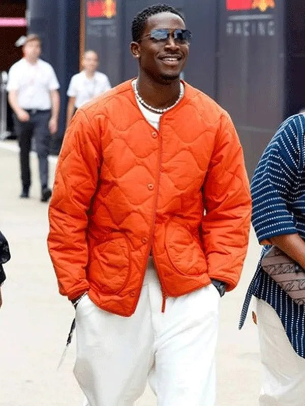 F1 The Movie Damson Idris Orange Jacket Super Star Jacket