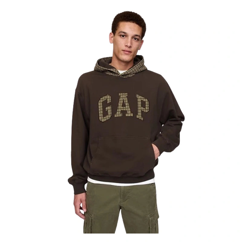 Gap Houndstooth Logo Hoodie Super Star Jacket