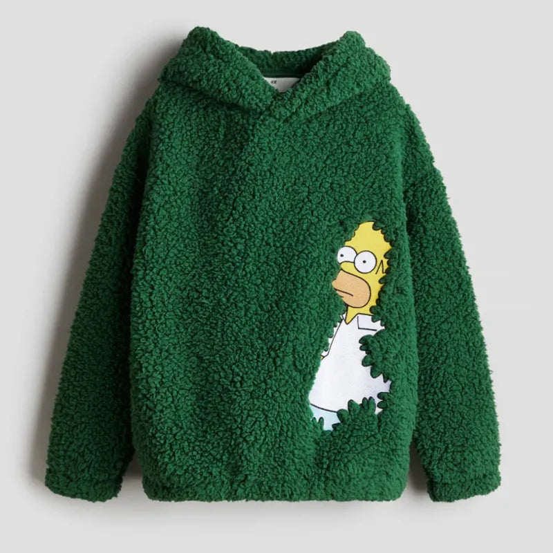 H&M Homer Simpson Hoodie Super Star Jacket