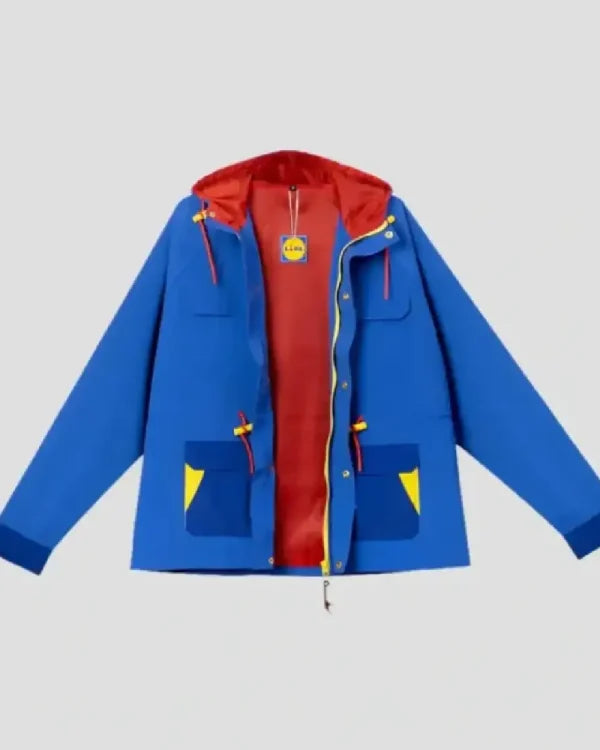 Lidl by Lidl Blue Hooded Parka Jacket Superstar Jacket