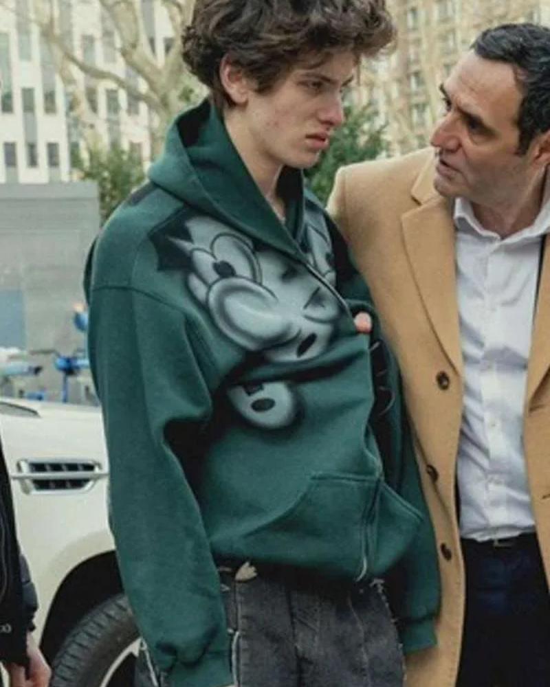 Mark Eidelshtein Anora 2024 Green Hoodie Superstar Jacket