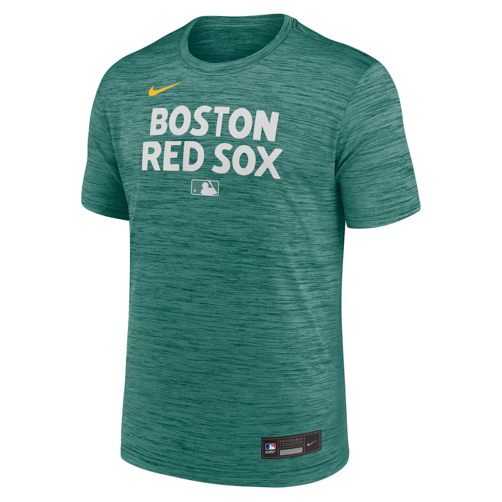 Men's Boston Red Sox Nike Green 2025 Velocity T-Shirt Superstar Jacket