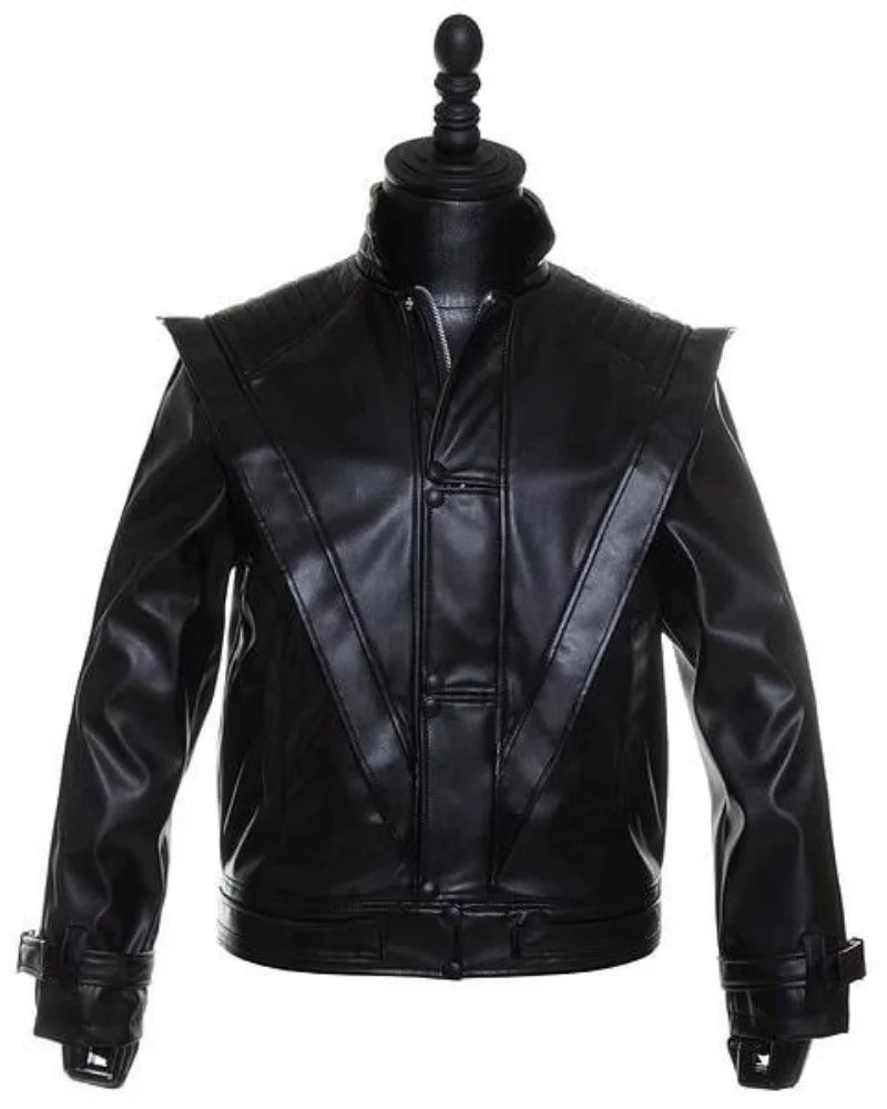Michael Jackson Black Leather Thriller Jacket Superstar Jacket