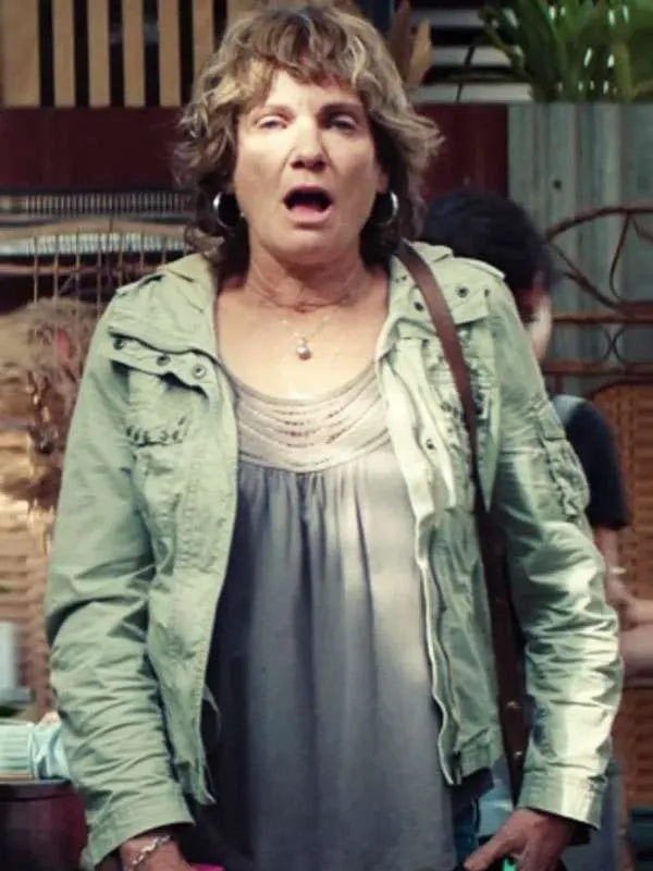 Catherine McClements The Survivors Green Jacket Superstar Jacket