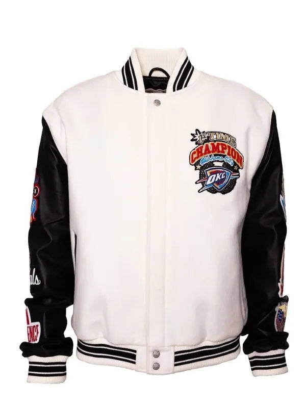 NBA First Time Champion Oklahoma City Thunder Varsity Jacket Super Star Jacket