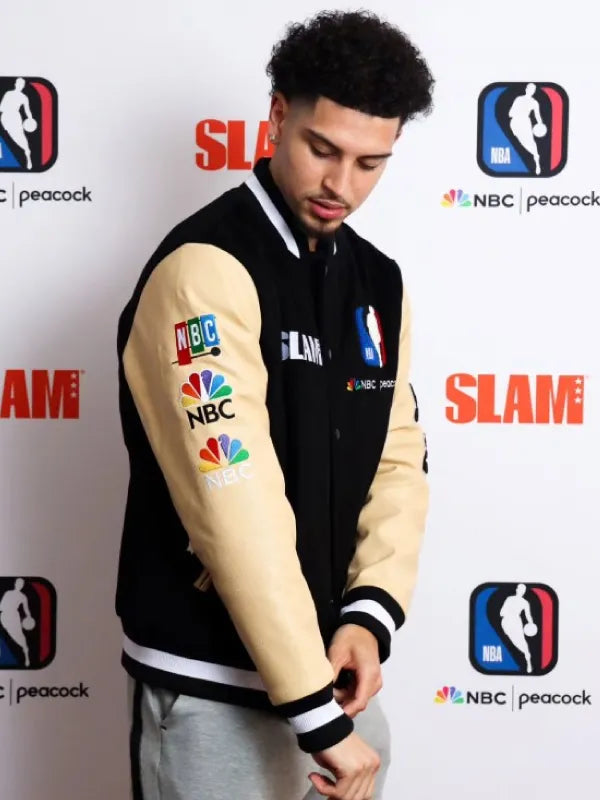 NBA On NBC 2025 SLAM Draft Varsity Jacket Super Star Jacket