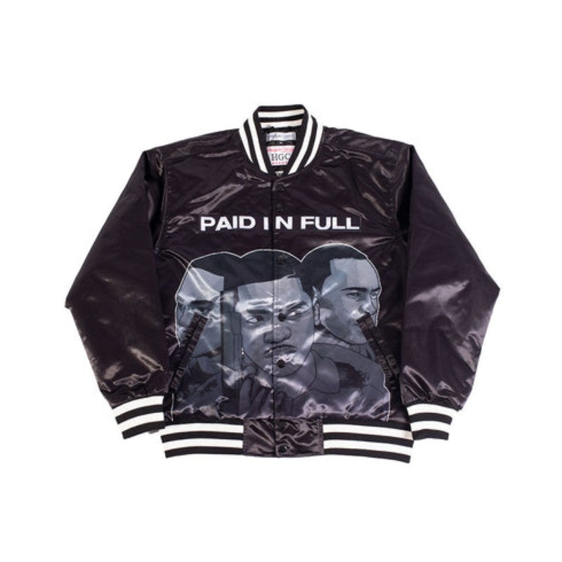 Paid In Full Black Satin Jacket Super Star Jacket