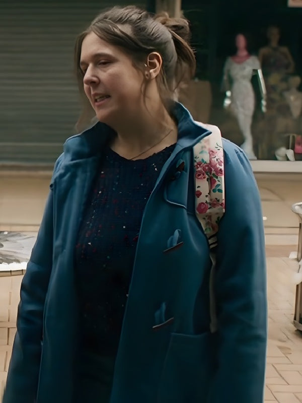 Pushers S01 Rosie Jones Teal Toggle Coat Super Star Jacket