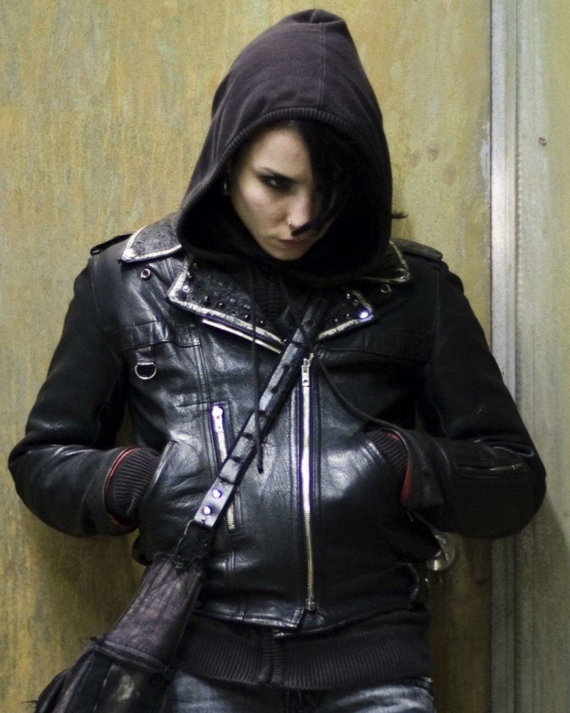The Girl with the Dragon Tattoo Lisbeth Salander Leather Jacket Superstar Jacket