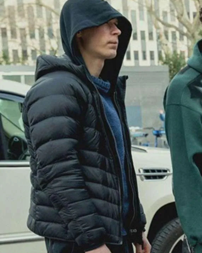 Yura Borisov Anora 2024 Black Puffer Jacket Super Star Jacket