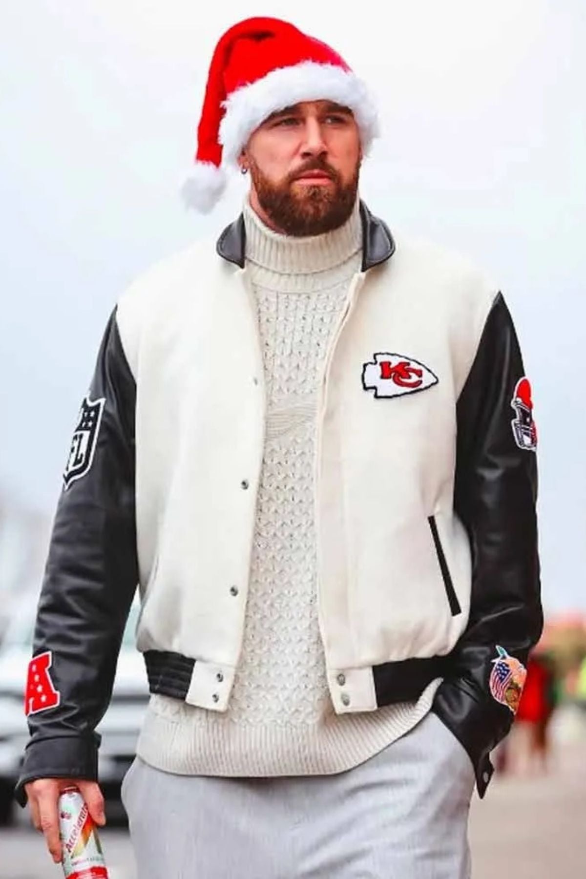 Kansas City Chiefs Travis Kelce Varsity Jacket Super Star Jacket