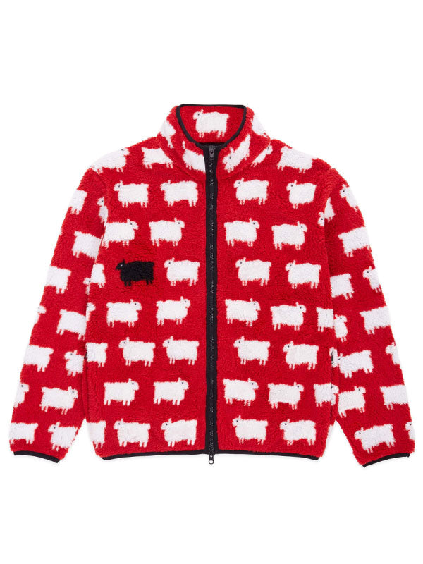 Lady Diana Red Sheep Jacket Super Star Jacket