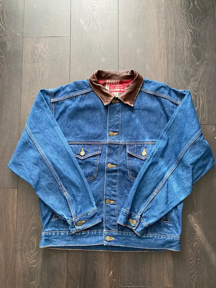 Marlboro 90s Denim Trucker Vintage Jacket Super Star Jacket