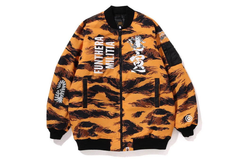 TIGER CAMO LONG MA-1 Super Star Jacket