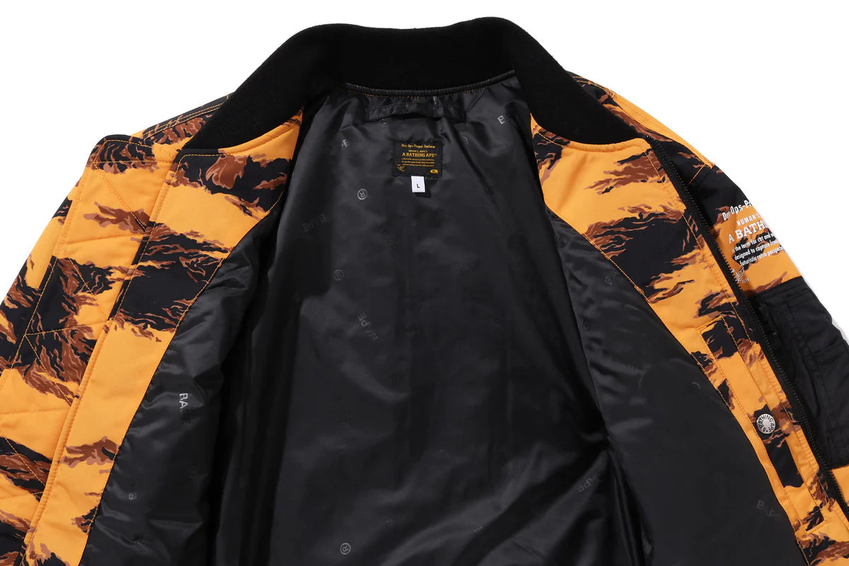 TIGER CAMO LONG MA-1 Super Star Jacket