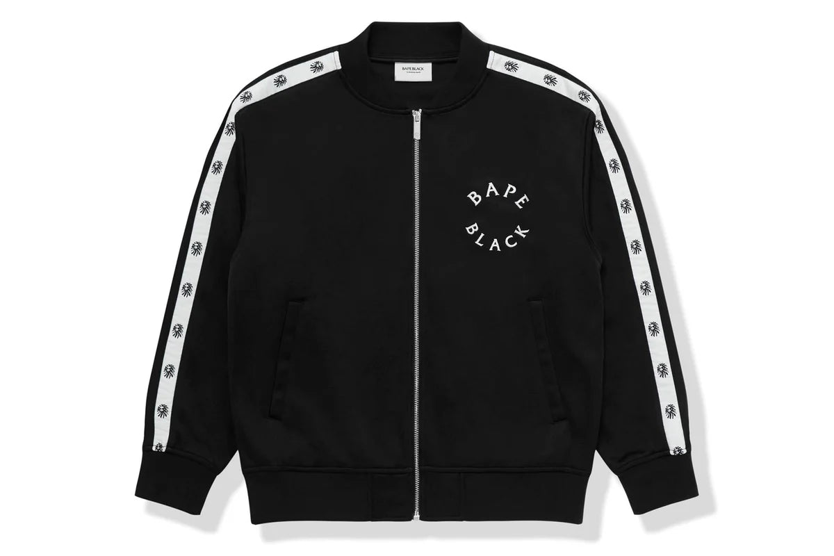 BAPE BLACK TRACK JACKET Super Star Jacket