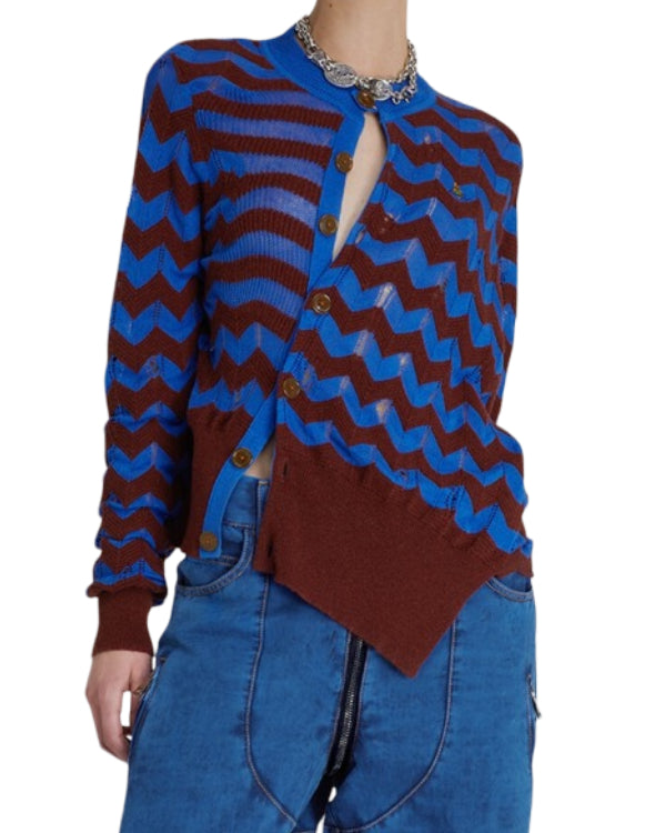 And Just Like That Sarah Jessica Parker Chevron Sweater Super Star Jacket