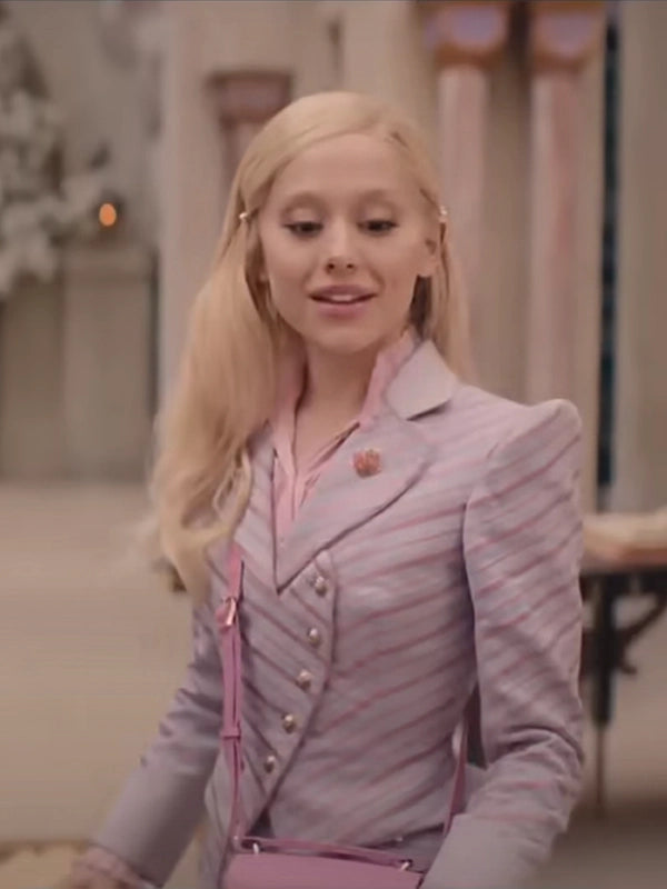 Wicked 2024 Ariana Grande Glinda Blazer Super Star Jacket