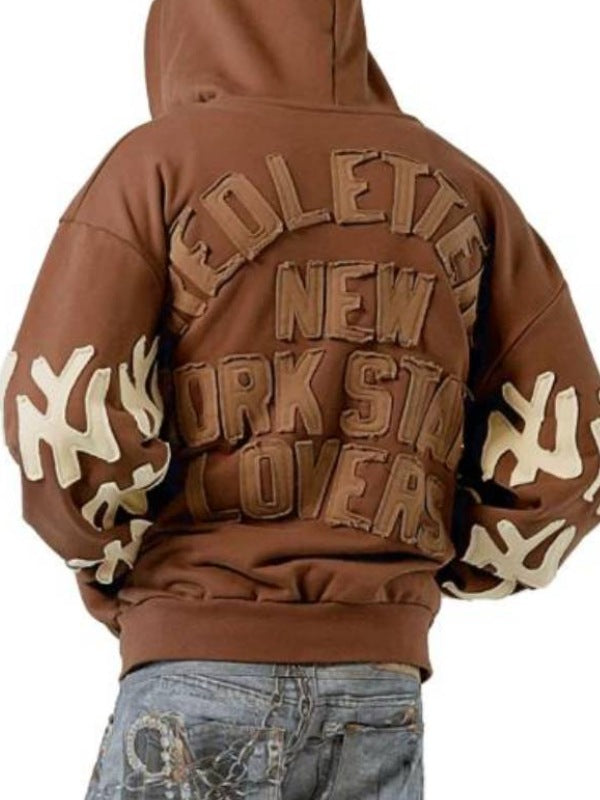 The Today Show 2025 Khalen Saunders Brown Hoodie Super Star Jacket