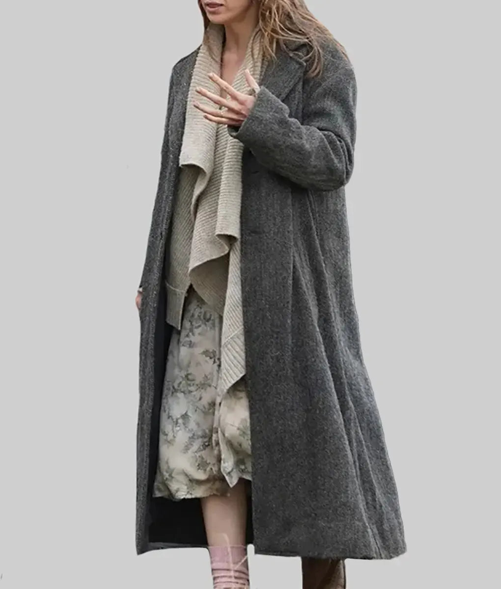 28 Years Later Jodie Comer Grey Coat Super Star Jacket