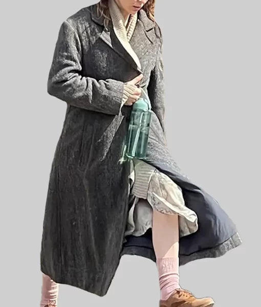 28 Years Later Jodie Comer Grey Coat Super Star Jacket