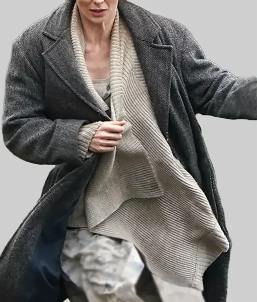 28 Years Later Jodie Comer Grey Coat Super Star Jacket