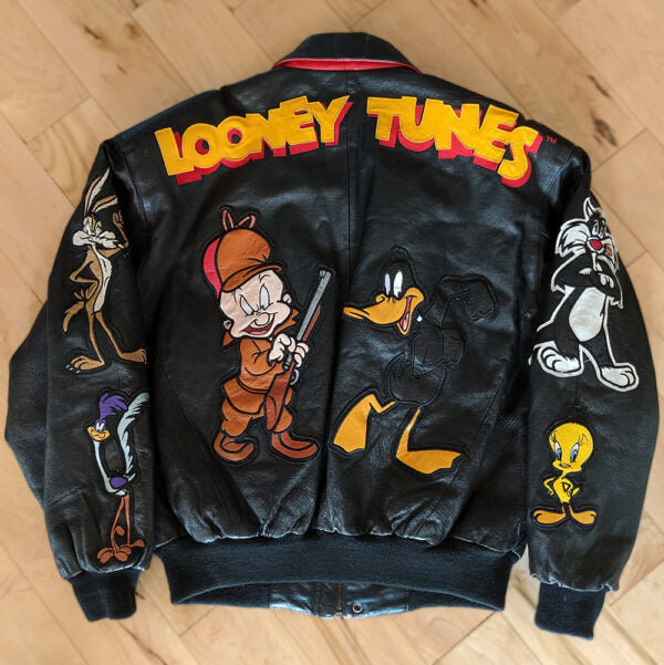 Looney Tunes Warner Brothers Leather Jacket Super Star Jacket