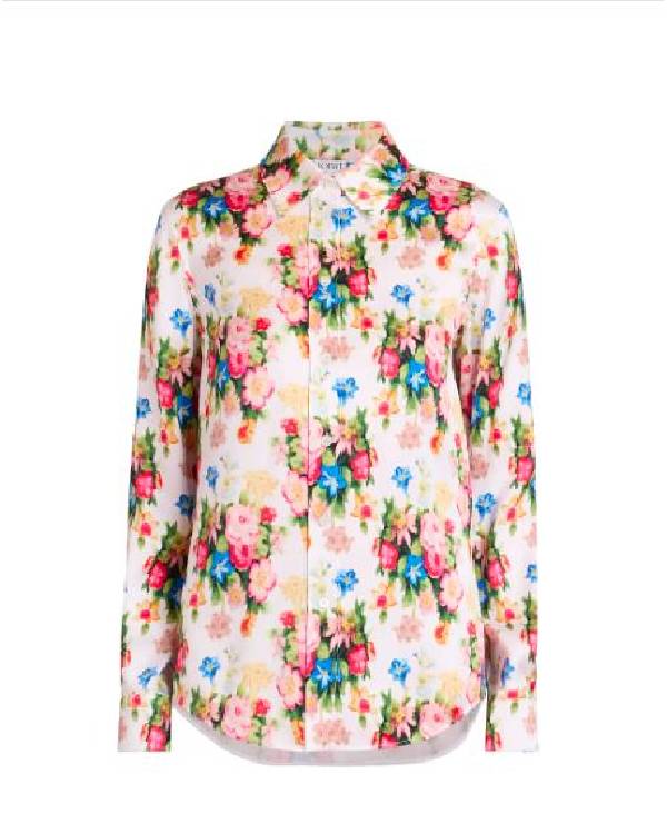 Today Jill Martin Floral Shirt Super Star Jacket