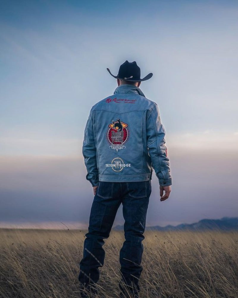 Men's Rodeo Vegas Leather Jacket Super Star Jacket