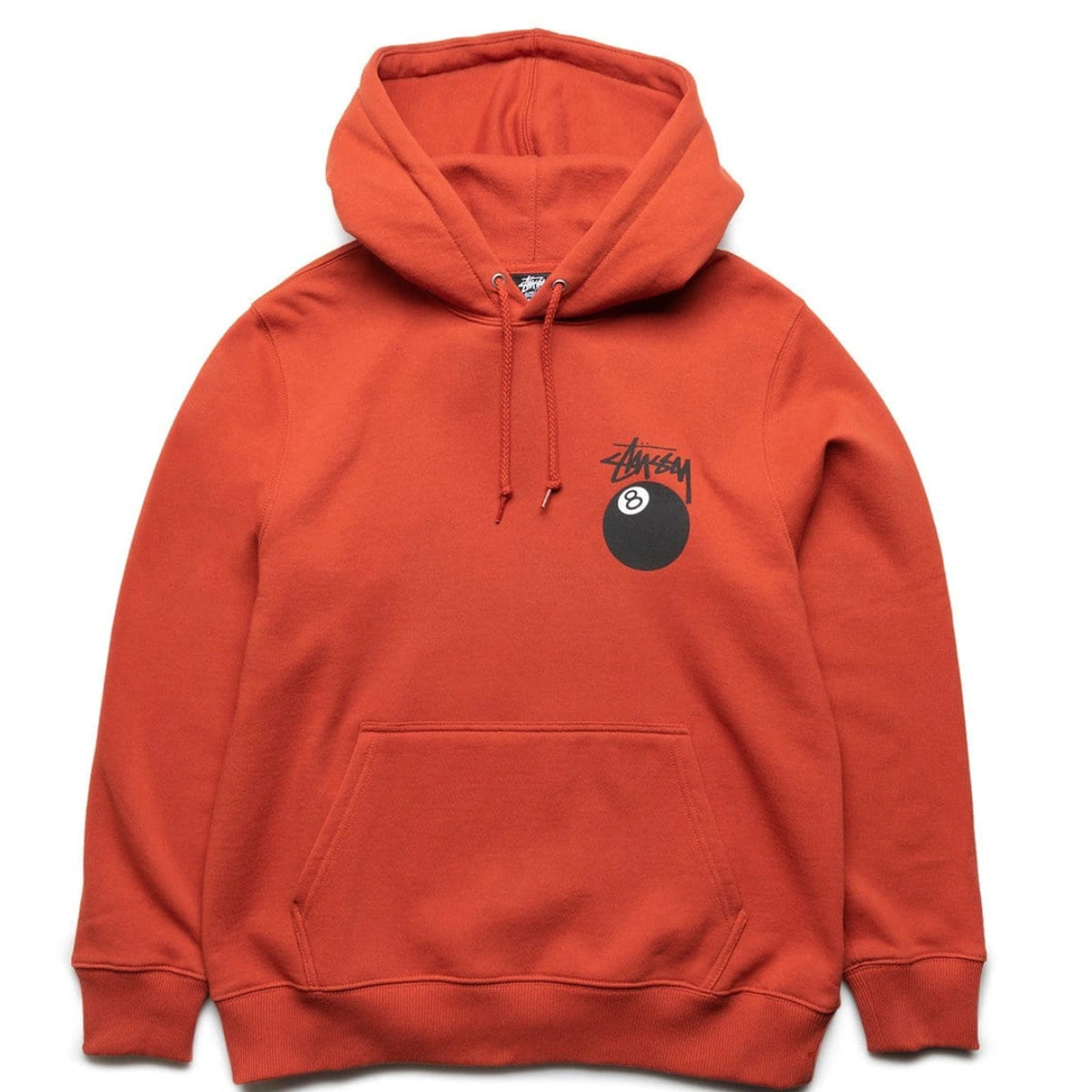 8 BALL Unisex Red Hoodie Super Star Jacket