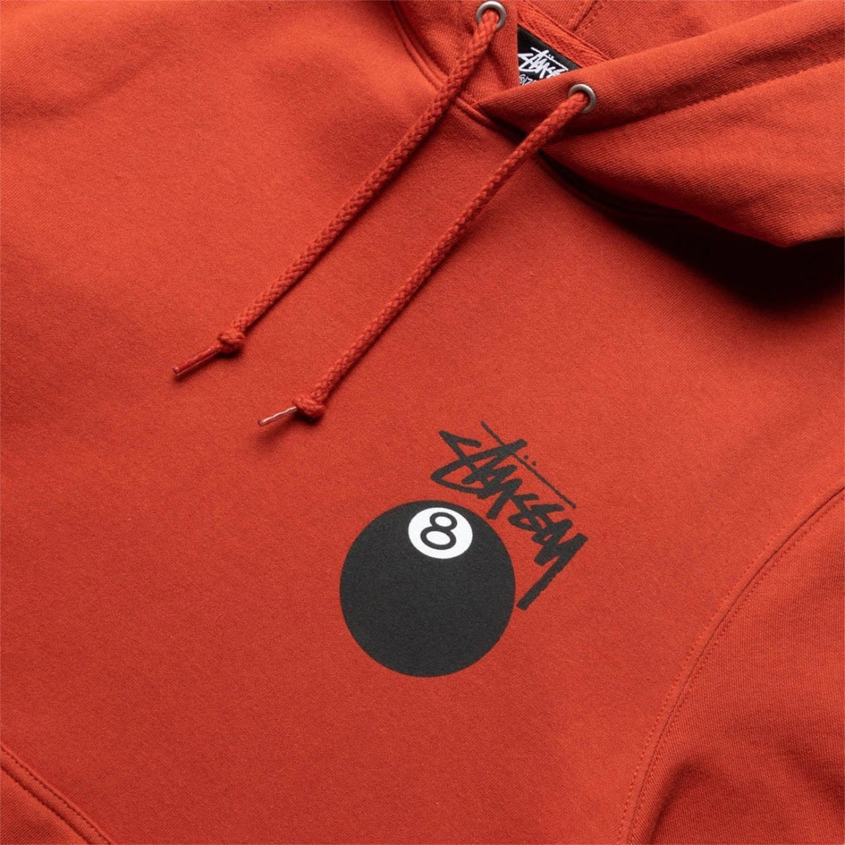 8 BALL Unisex Red Hoodie Super Star Jacket