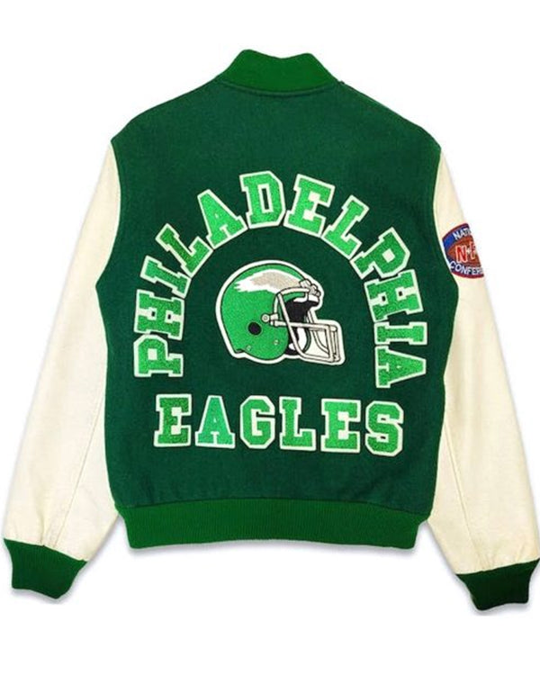 Philadelphia Eagles 80’s Varsity Jacket Super Star Jacket