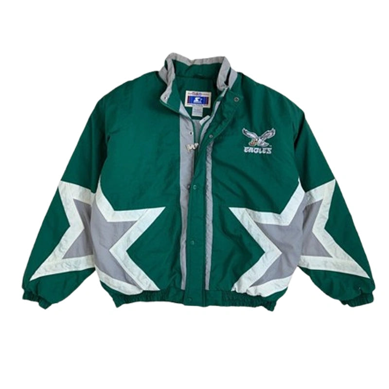 90’s Philadelphia Eagles Starter “Star” Puffer Jacket Super Star Jacket