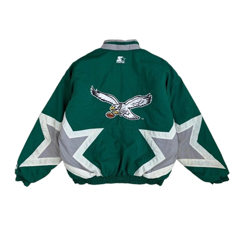 90’s Philadelphia Eagles Starter “Star” Puffer Jacket Super Star Jacket