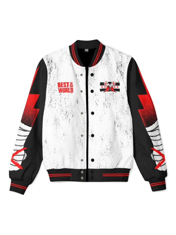 AEW CM Punk Best In The World Varsity Jacket Super Star Jacket