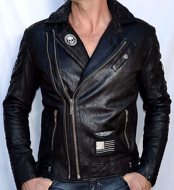КОЖАНАЯ КУРТКА AFFLICTION AMERICAN REBORN JACKET
