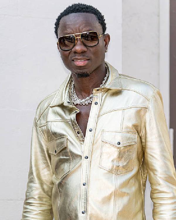 Actor Comedian Michael Blackson Metallic Shirt Super Star Jacket
