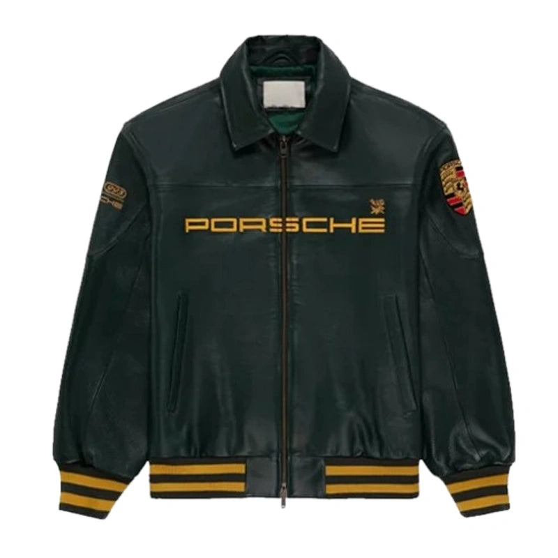 Aime Leon Dore × Porsche Leather Jacket Super Star Jacket