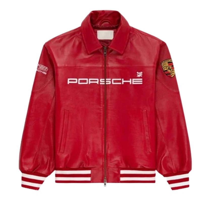 Aime Leon Dore × Porsche Leather Jacket Super Star Jacket