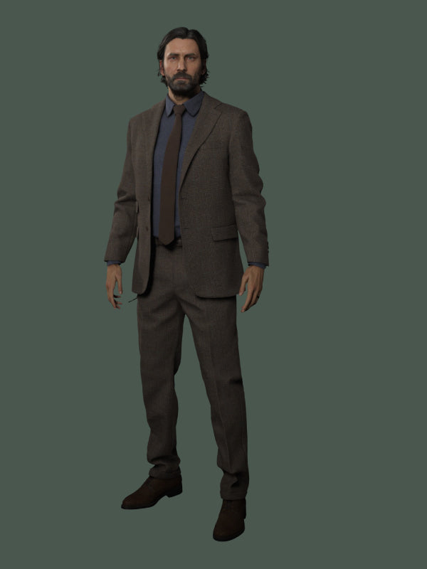 Alan Wake 2 Ilkka Villi Suit Super Star Jacket