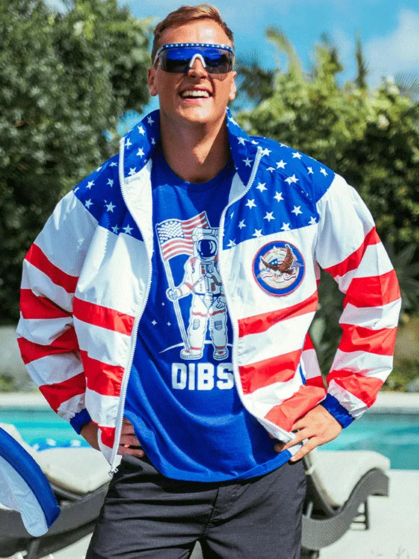 American Flag Unisex Windbreaker Jacket Super Star Jacket