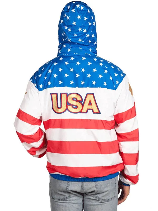 American Flag Unisex Windbreaker Jacket Super Star Jacket
