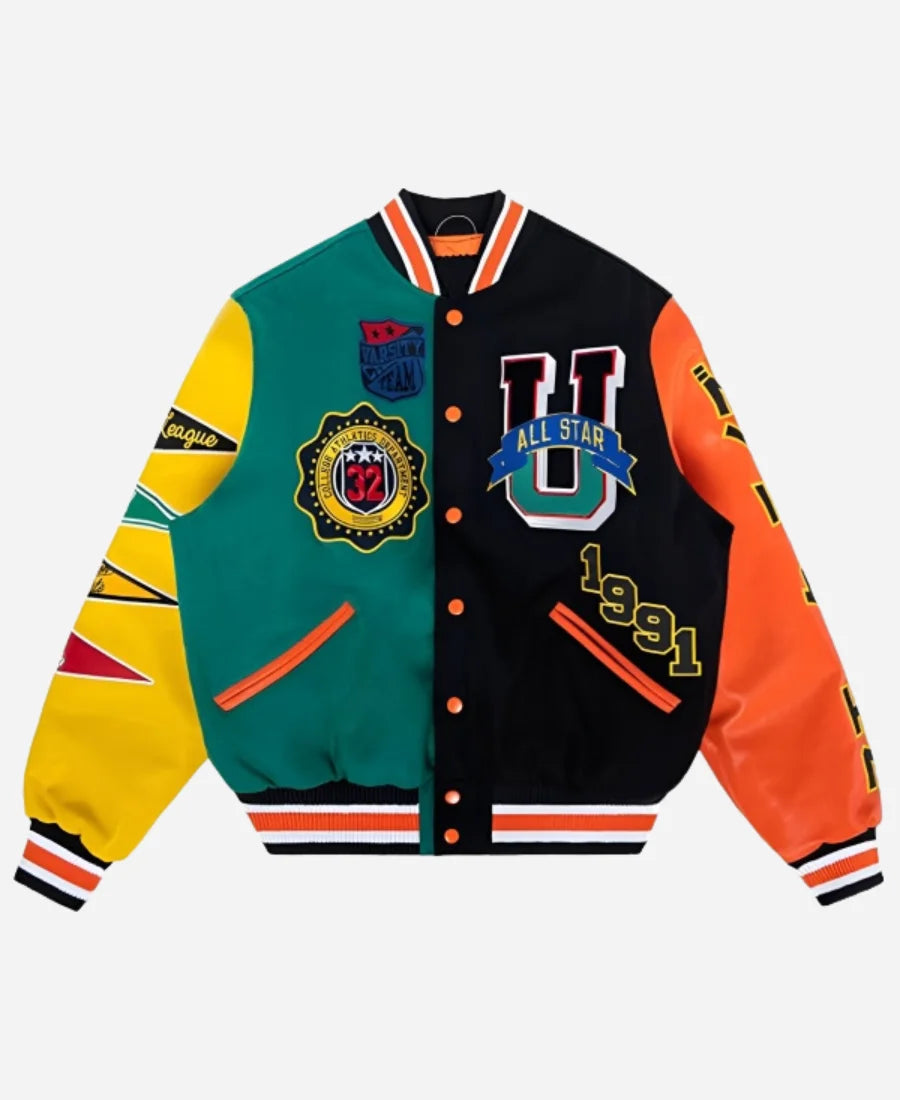 Americas Got Talent S20 King Moore Colorblock Bomber Jacket