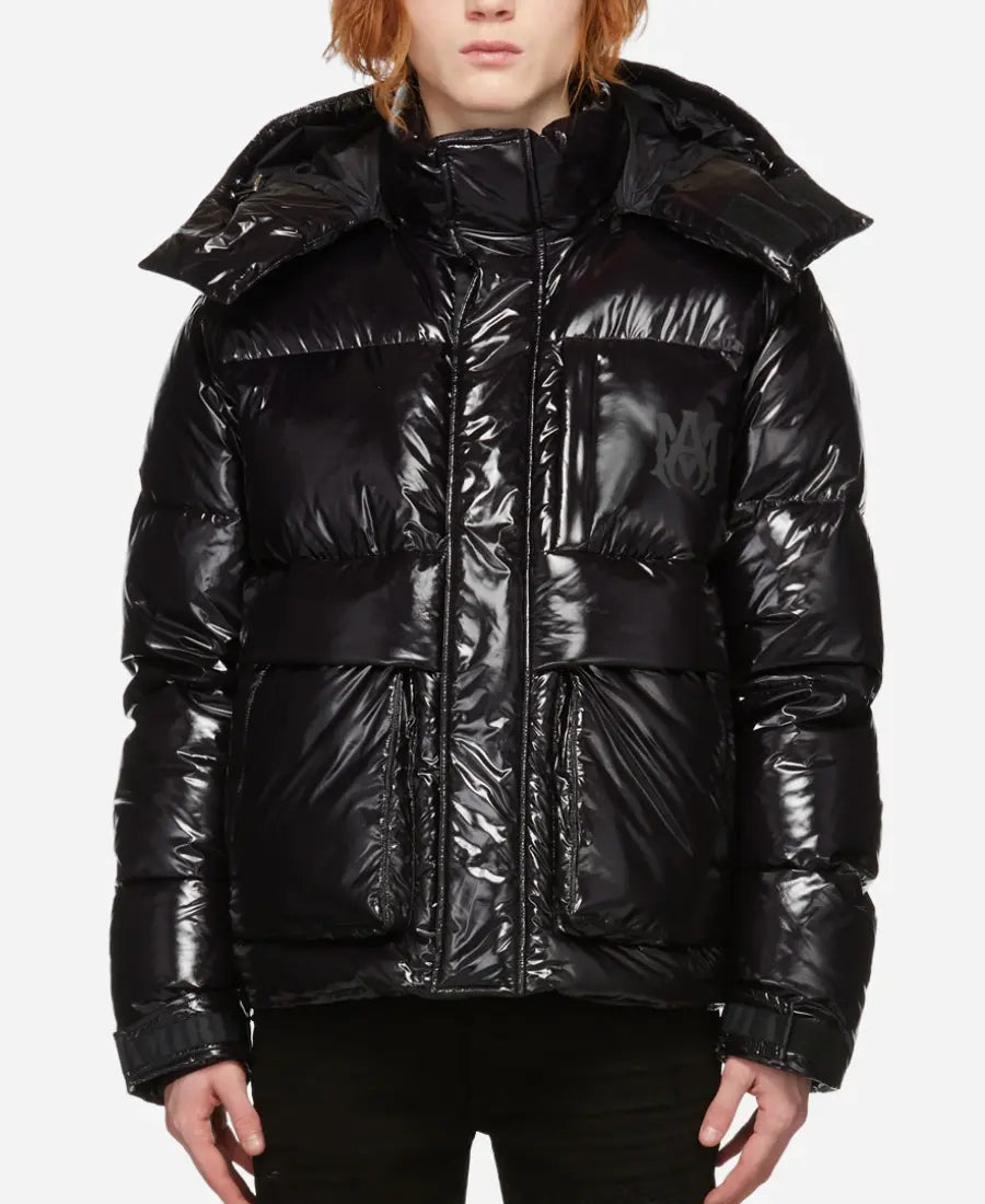 Amiri Shiny Hooded Puffer Jacket Super Star Jacket