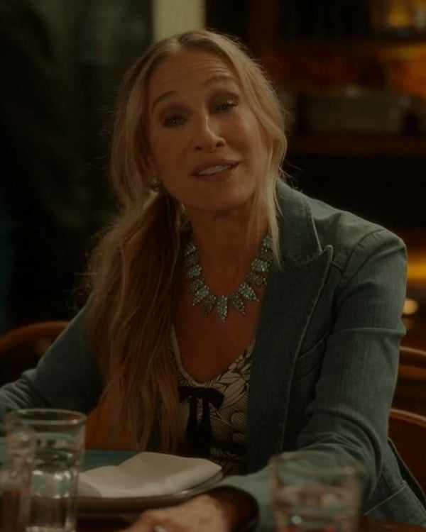 And Just Like That S03 Sarah Jessica Parker Denim Blazer Super Star Jacket
